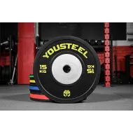 Диски Yousteel чёрный/желтый 15 кг