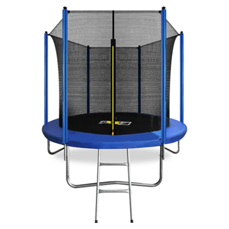 Батут с внутренней страховочной сеткой и лестницей ARLAND 8FT (Blue)
