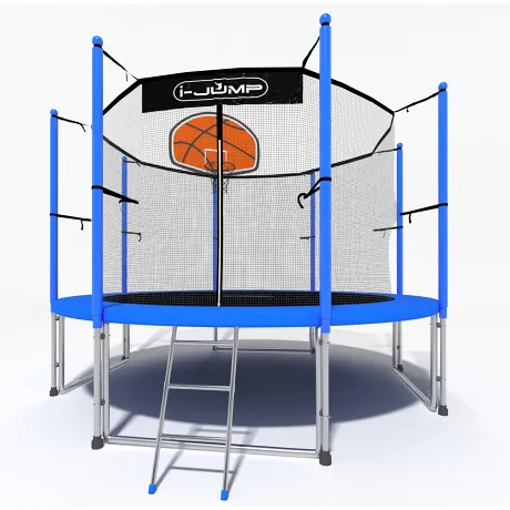 Батут i-Jump Basket 6ft blue - Фото 6