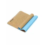 Коврик для йоги и фитнеса Atemi, AYM043, TPE, пробка, 173х61х0,4 см, бирюзовый