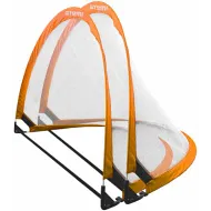 Набор складных футбольных ворот 2 шт, размер 90*60*60см, APSG03.Цвет оранж/белый