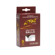 Мячи для настольного тенниса Atemi 1* белые, 6 шт.