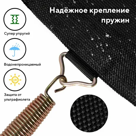 Батут с защитной сеткой PERFETTO SPORT ACTIVITY 12 диаметр 3,7 м зелёный - Фото 22