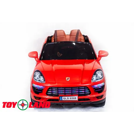 Электромобиль ToyLand Porsche Macan QLS 8588 красный - Фото 3