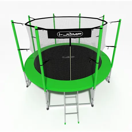 Батут I-JUMP Classic Light 14ft green - Фото 3