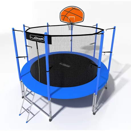 Батут i-Jump Basket 10ft blue - Фото 9
