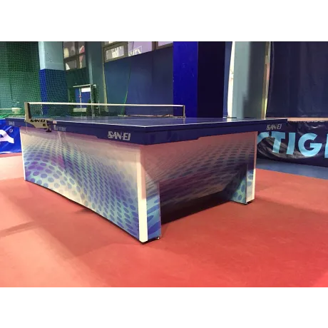 Теннисный стол SANWEI (SAN-EI) IF-VERIC-CENTEROLD, ITTF (синий) - Фото 5