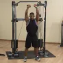 Кроссовер угловой с двумя весовыми стеками Body Solid по 72,5 кг - Фото 8