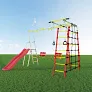 Дачный комплекс Богатырь Плюс 2 + ЦЕПНЫЕ качели Romana R 103.12.05 NEW (белый,красный,желтый) - Фото 3