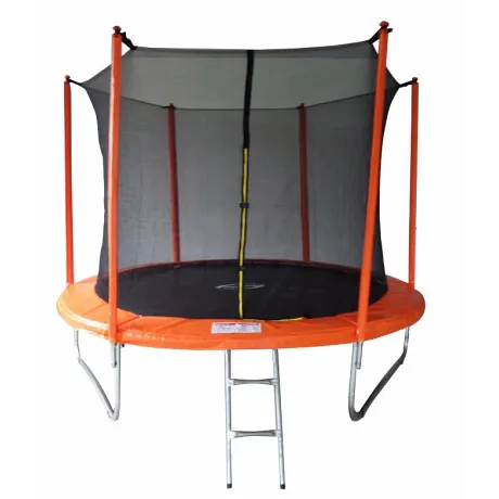 Батут SportElite 3,05м MZ-10FT-O с защитной сеткой внутрь и лестницей