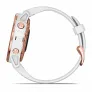 Часы Garmin FENIX 6S Pro розовое золото с белым ремешком - Фото 2