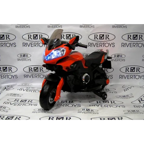 Электромотоцикл RiverToys E222KX красный
