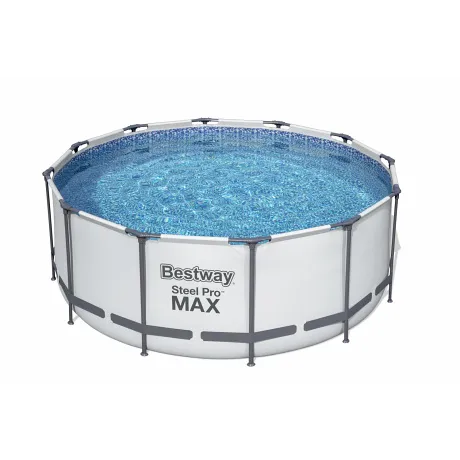 Бассейн каркасный BestWay Steel Pro Max, 366х122см, насос, летстница, тент, 56420 - Фото 11