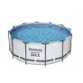 Бассейн каркасный BestWay Steel Pro Max, 366х122см, насос, летстница, тент, 56420 - Фото 11
