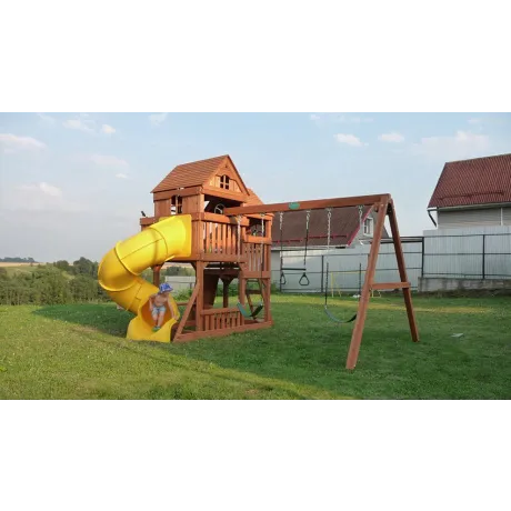 Детский игровой комплекс MoyDvor Панорама с трубой - Фото 2
