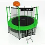 Батут i-Jump Basket 10ft green - Фото 7