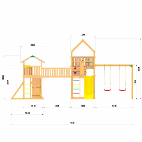 Детские городки Jungle Gym JВ11 Памир - Фото 4