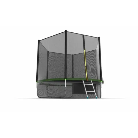 Батут с внешней сеткой и лестницей EVO JUMP External 10ft (Green) + нижняя сеть - Фото 4