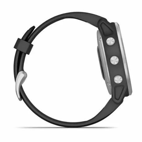 Часы Garmin FENIX 6S серебристый с черным ремешком - Фото 3