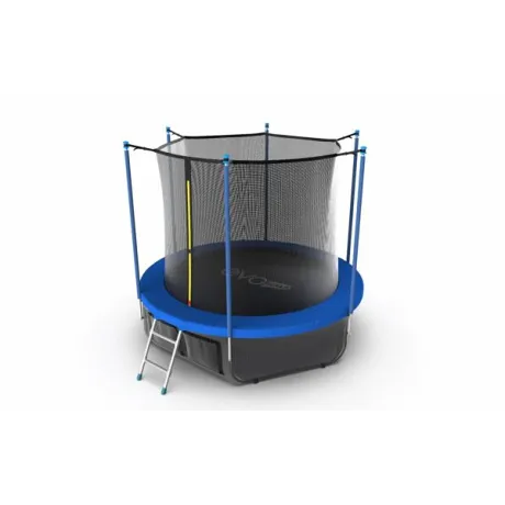 Батут с внутренней сеткой EVO JUMP Internal 8ft (Sky) + нижняя сеть - Фото 2