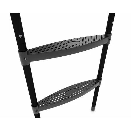 Батут Triumph Nord премиальный 244 см двуцветный серый/оранжевый с лестницей - Фото 6