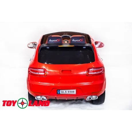 Электромобиль ToyLand Porsche Macan QLS 8588 красный - Фото 6