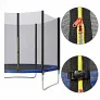 Батут с защитной сеткой PERFETTO SPORT ACTIVITY 12 диаметр 3,7 м синий - Фото 13