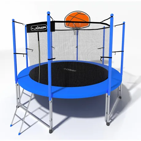 Батут i-Jump Basket 10ft blue - Фото 10