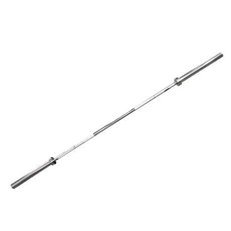 Олимпийский гриф Smith BC103-453 прямой хромированный, нагрузка до 453кг, в комплекте с одной парой пружинных замков - Фото 2
