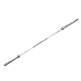 Олимпийский гриф Smith BC103-453 прямой хромированный, нагрузка до 453кг, в комплекте с одной парой пружинных замков - Фото 2
