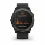 Часы Garmin FENIX 6X Pro Solar титановый серый DLC с черным ремешком - Фото 3