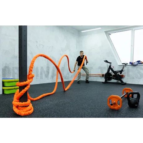 Канат для функционального тренинга OriginalFitTools 50 мм х 15 м - Фото 3