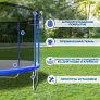 Батут с защитной сеткой PERFETTO SPORT ACTIVITY 12 диаметр 3,7 м синий - Фото 9