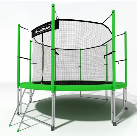 Батут I-JUMP Classic Light 10ft green - Фото 6