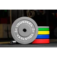 Диски для штанги каучуковые Yousteel серый 5 кг